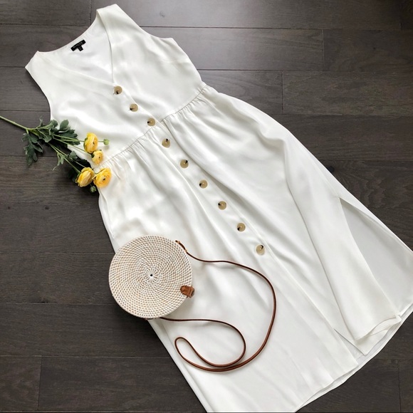 Massimo Dutti Dresses & Skirts - Massimo Dutti • NWOT Sleeveless Button-Up Dress